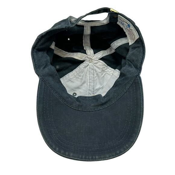 Mooning Man Gray Blue Embroidered Dad Hat Cap Funny Gift Pants Down - Picture 7 of 8